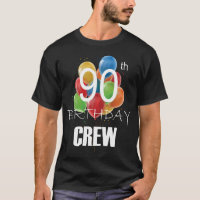 T-shirt homme 90th Birthday Crew 90 Party Crew Gro