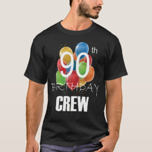 T-shirt homme 90th Birthday Crew 90 Party Crew Gro