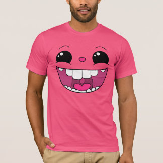 T-shirt homme à double visage rose