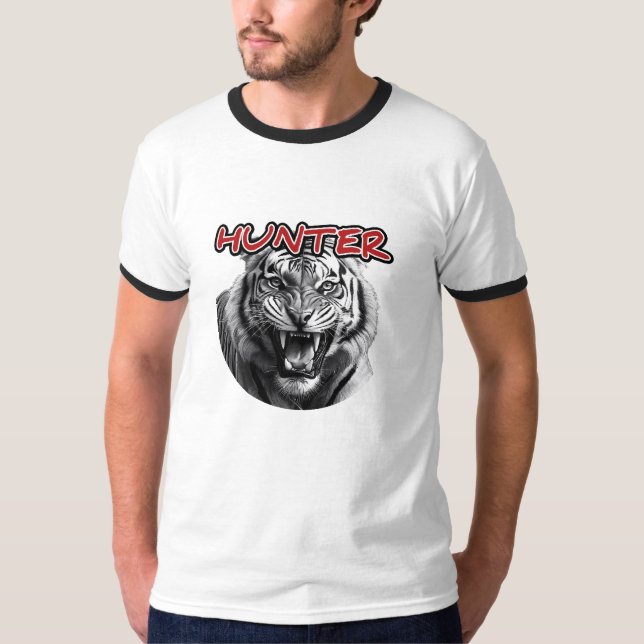 T-shirt homme à encolure ras-du-cou  (Devant)