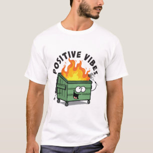 T-shirt homme à la benne pour vibes positives
