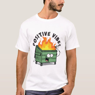 T-shirt homme à la benne pour vibes positives