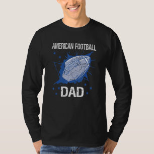 T-shirt Homme Américain Football Papa Football Joueur Père