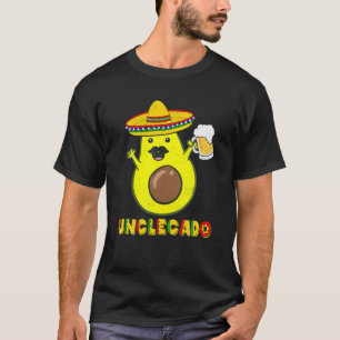 T-shirt Homme amusant Avocado Oncle Vegan Guacamole Unclec