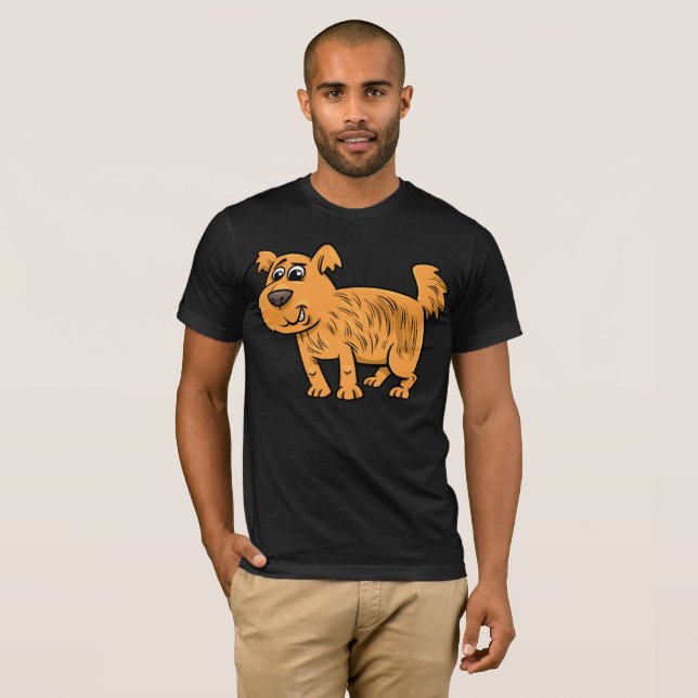 T-shirt homme animal chien chiggy mignonne (Devant entier)