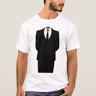 T-shirt homme anonyme de costume