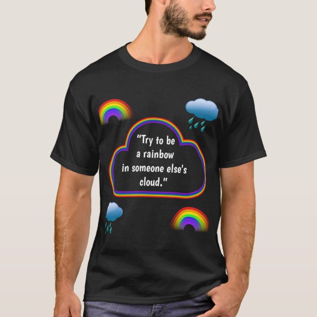 T-shirt homme 'arc-en-ciel' (Devant)