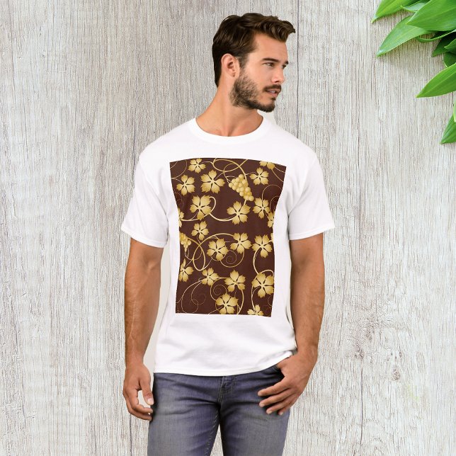 T-shirt homme Arrière - plan Grapevine (Créateur téléchargé)