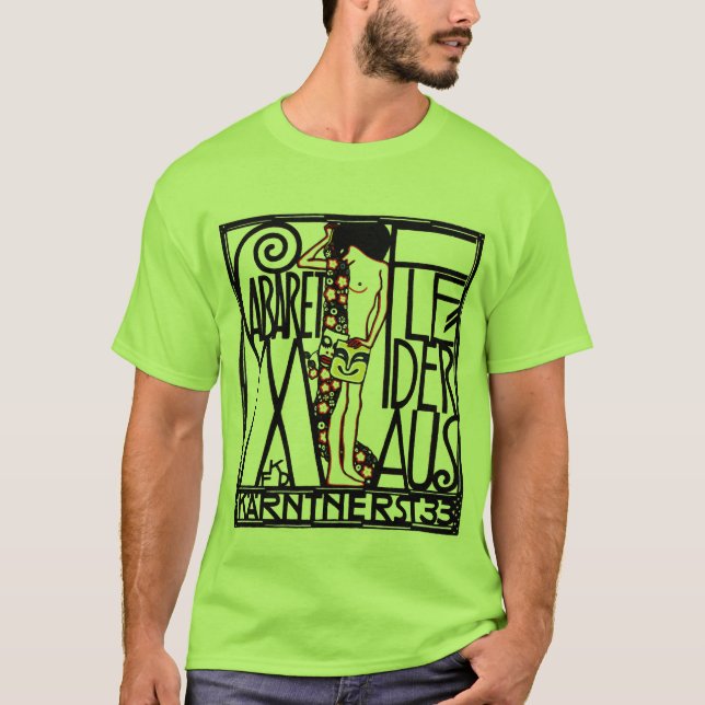 T-shirt Homme : Art Nouveau - Cabaret Fledermaus (Devant)