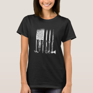 T-shirt Homme Artiste Rétro Graphiste Électricien À