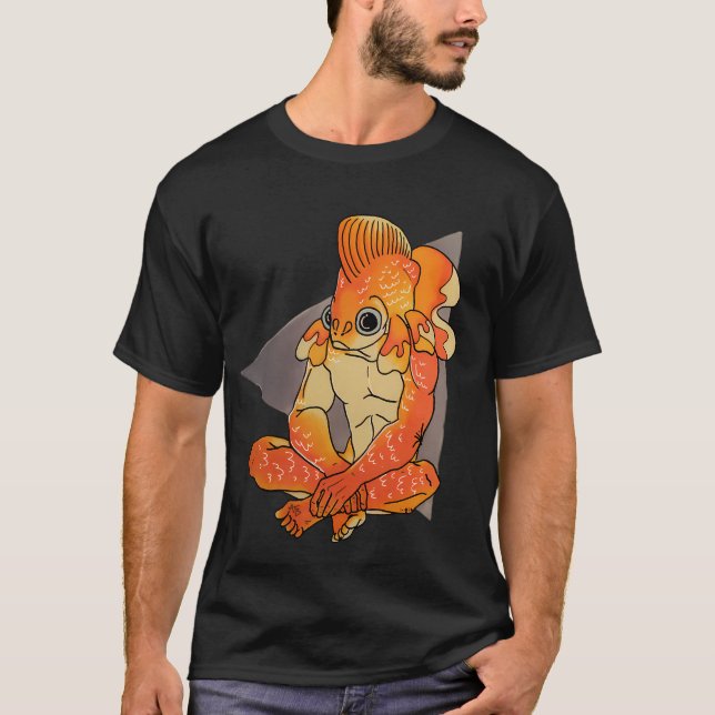 T-shirt Homme au poisson rouge (Devant)