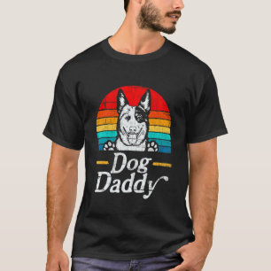 T-shirt Homme australien vintage chien de bétail Papa Chie