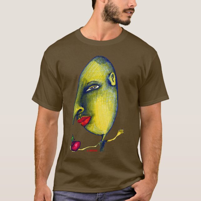 T-shirt Homme avec Apple (Devant)