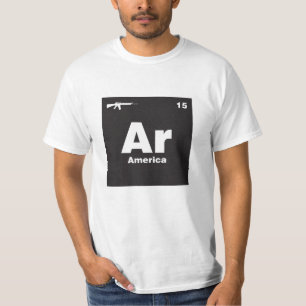 T-Shirt homme avec design de fusil AR-15