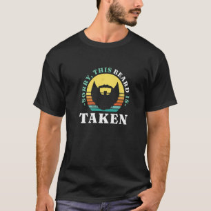T-shirt Homme avec la barbe Retro Sunset Hommes Masculine