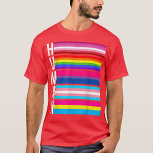 T-shirt Homme Avec Lesbienne Gay Bi Transgenre Et Pan Drap