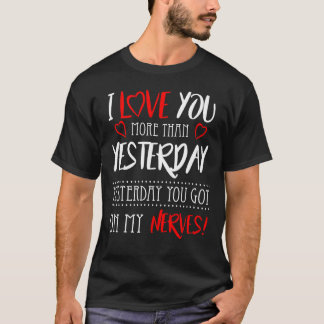 T-shirt Homme Avec Peine De Saint Valentin.