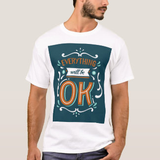 T-shirt homme avec tout est OK Design