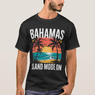 T-SHIRT HOMME BAHAMAS Île En Mode Été Plage