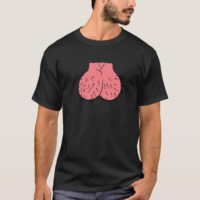 T-shirt Homme Balls Testicule Homme Testes Humour (Devant)