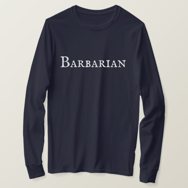 T-shirt homme "barbare" (Design devant)