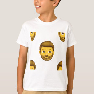 T-shirt homme barbu émoji