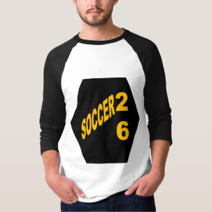 T-shirt homme basic à manches 3/4 raglan SOCCER 26