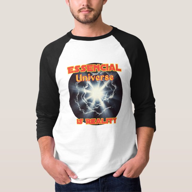 T-shirt homme basic à manches raglan 3/4 (Devant)