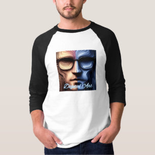 T-shirt homme basic raglan à manches 3/4