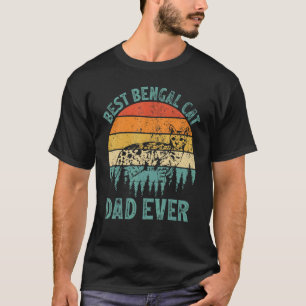 T-shirt Homme Bengale Chat Vintage Meilleur Bengale Chat P