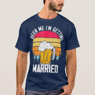 T-Shirt Homme Bière Pour Moi Je Me Marie Homme Drô