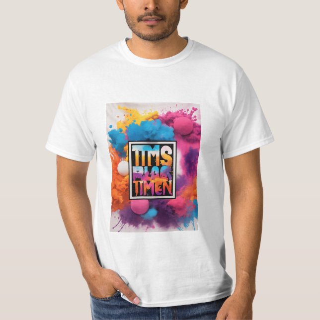 T-shirt homme blanc (Devant)
