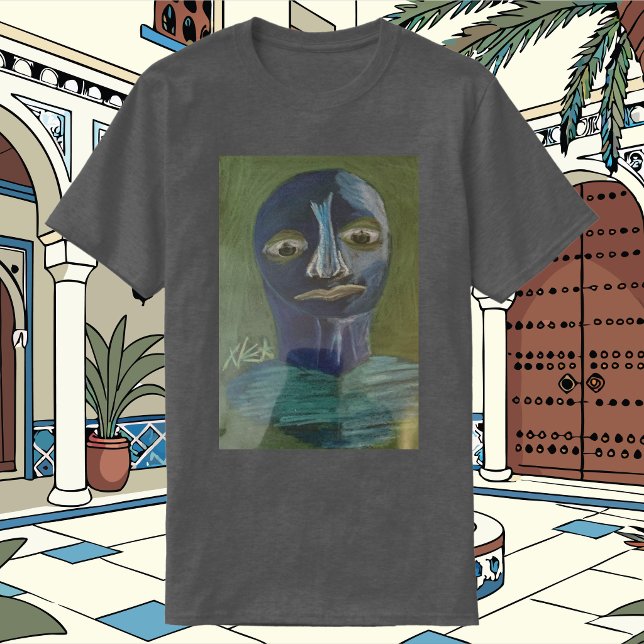 T-shirt Homme Bleu Décidant  (Big Tough Thoughts)