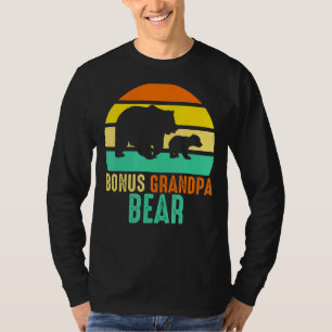 T-shirt Homme Bonus grand-père ours étape grand-père