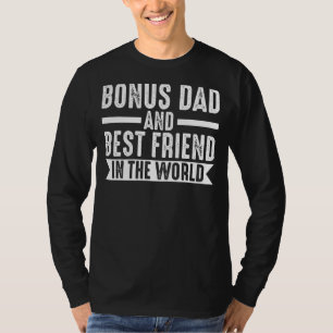 T-shirt Homme Bonus Papa Et Meilleur Ami Dans Le Monde Ste