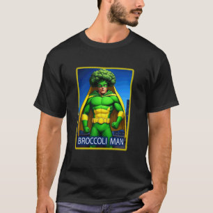 T-shirt Homme Broccoli Super-héros Végétalien