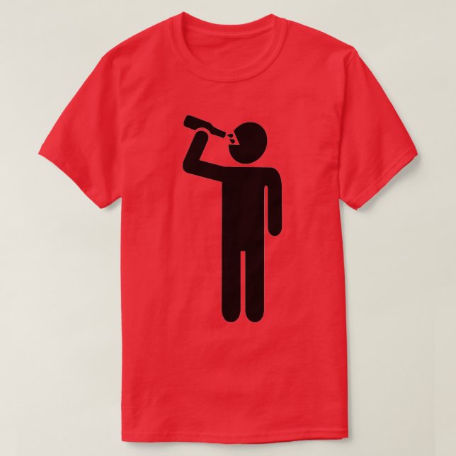 T-shirt Homme buveur (Design devant)