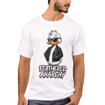 T-Shirt Homme Canard Anarchie Plumée