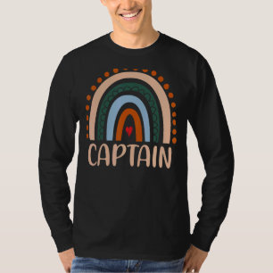 T-shirt Homme Capitaine Rainbow Boho Arc-en-ciel Capitaine