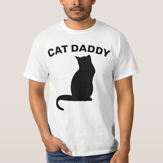 T-Shirt homme CAT DAD (CAT DADDY) (Devant)