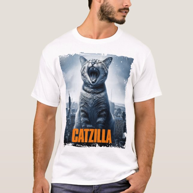 T-shirt homme Catzilla Basic Relaxed (Devant)