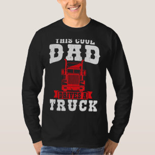 T-shirt Homme Ce Père Cool Conduit Un Camion Camion