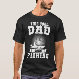 T-shirt Homme Ce Père Cool Va Pêcher Pêcheur Pêcheur