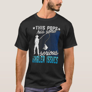 T-shirt Homme Ce Pop A Des Problèmes De Pêcheur Pêche Papa