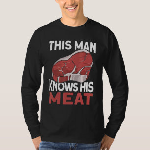 T-shirt Homme Cet Homme Connaît Son Couteau De Viande Bouc