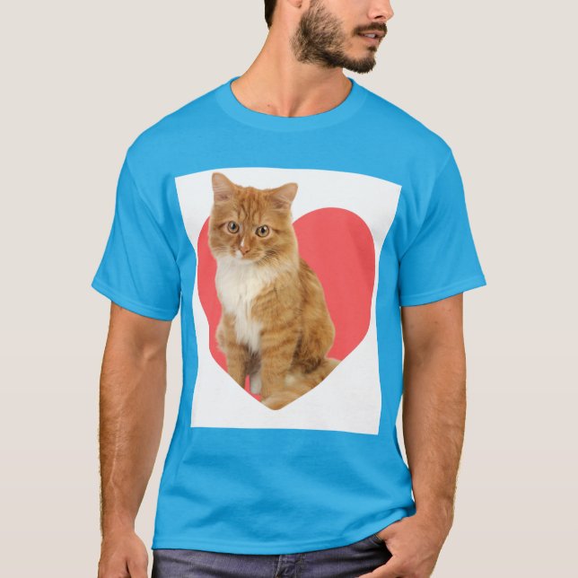 T-shirt homme chat (Devant)