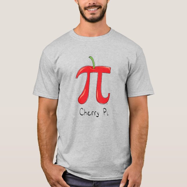 T-shirt homme Cherry Pi Cute Math Pi Day (Devant)