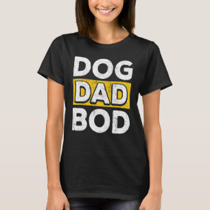 T-shirt Homme Chien Papa Bod Père Papa Papa Fête des pères