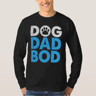 T-shirt Homme Chien Papa Bod Père Papa Papa Fête des pères