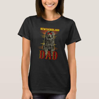 T-shirt homme chien Terre-Neuve papa